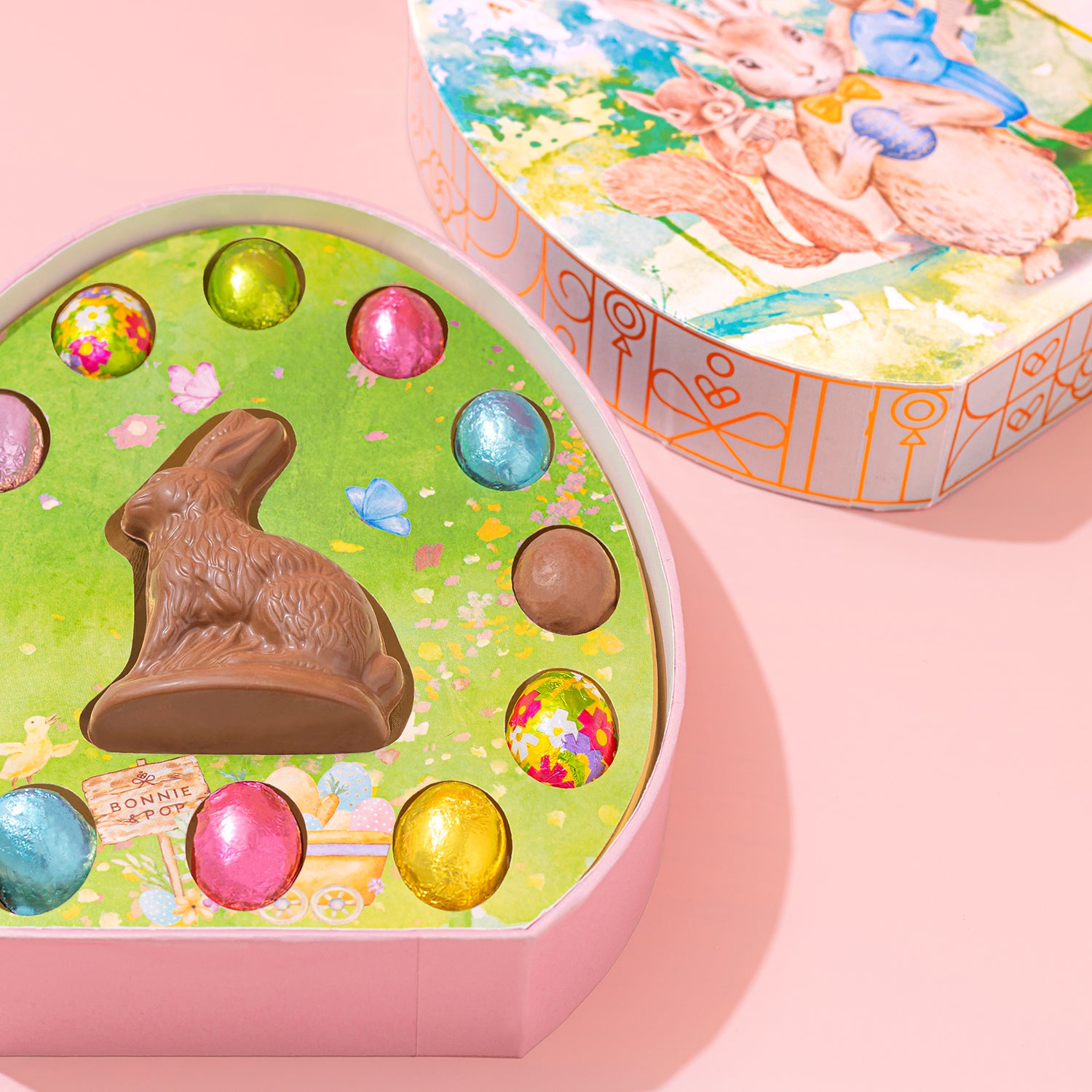 Easter Chocolate Gift Basket Egg – Gourmet Easter Candy & Chocolate Assortment Gift for Kids, Women & Family