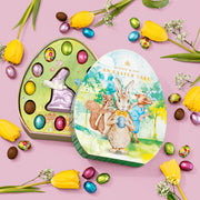 Easter Chocolate Gift Basket Egg – Gourmet Easter Candy & Chocolate Assortment Gift for Kids, Women & Family