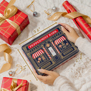 Christmas Gift – Peppermint Bark Gift Tin with Holiday-Shaped Chocolates