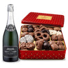 Luxury Sparkling Wine & Chocolate Gift Set – Bonnie & Pop x Domaine Carneros | Elegant Wine & Chocolate Gift Box for Christmas, Anniversary & Corporate Gifting
