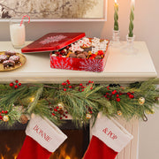 Christmas Gift Basket – Chocolate & Nuts Gourmet Gift Basket in Keepsake Tin