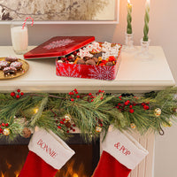 Christmas Gift Basket – Chocolate & Nuts Gourmet Gift Basket in Keepsake Tin