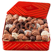 Christmas Chocolate Gift Basket – Extra Large Tin Loaded with Truffles and Chocolate Holiday Favorites