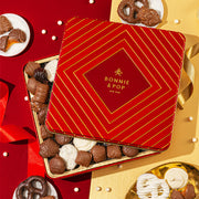 Christmas Chocolate Gift Basket – Extra Large Tin Loaded with Truffles and Chocolate Holiday Favorites