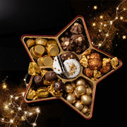 Christmas Chocolate Bon Bons Star Tin – Gourmet Holiday Gift