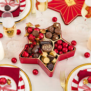 Christmas Chocolate Bon Bons Star Tin – Gourmet Holiday Gift