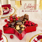 Christmas Chocolate Bon Bons Star Tin – Gourmet Holiday Gift