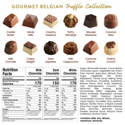 Gourmet Chocolate Gift Box – Elegant Bow Tin with Belgian Truffles - Copper