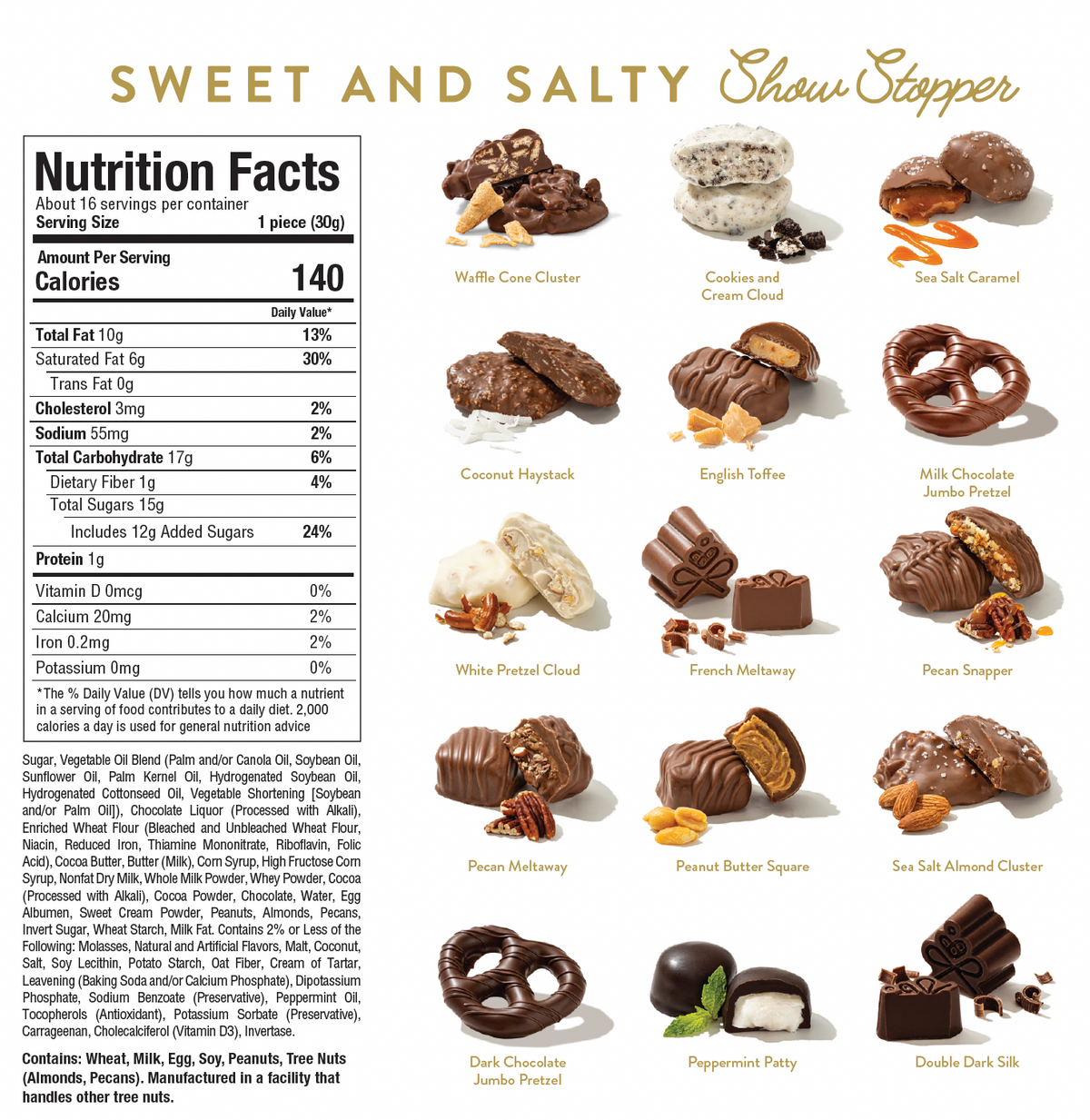 Christmas Chocolate Gift Box – Gourmet Holiday Chocolate Assortment with Festive Sleeve