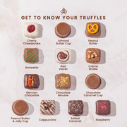 Christmas Chocolate Gift – Gourmet Belgium Truffle Gift Box with Over 30 Assorted Holiday Chocolates