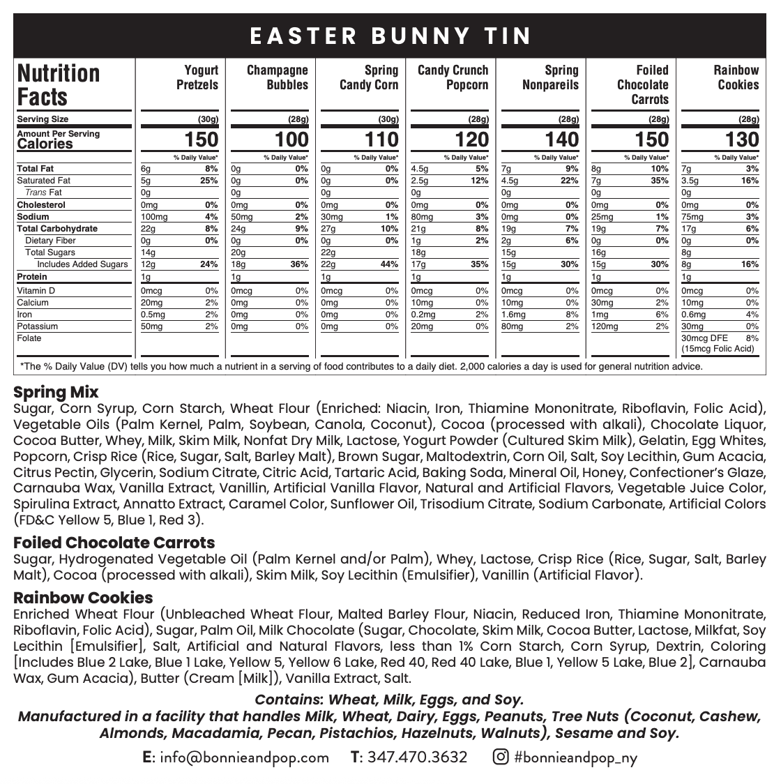 Bunny Kisses Easter Treats