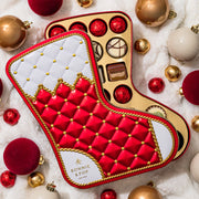 Christmas Chocolate Bon Bons Stocking Tin – Gourmet Holiday Gift