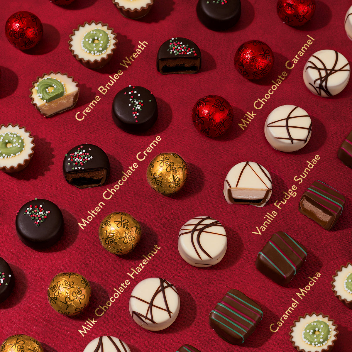 Christmas Chocolate Bon Bons Stocking Tin – Gourmet Holiday Gift