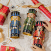 Christmas Gift Basket – Chocolate & Holiday Treat Trio in Nutcracker Toy Soldier Tins
