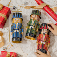 Christmas Gift Basket – Chocolate & Holiday Treat Trio in Nutcracker Toy Soldier Tins