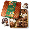 Thanksgiving Gift – Assorted Chocolate Gift Tin with Festive Sleeve