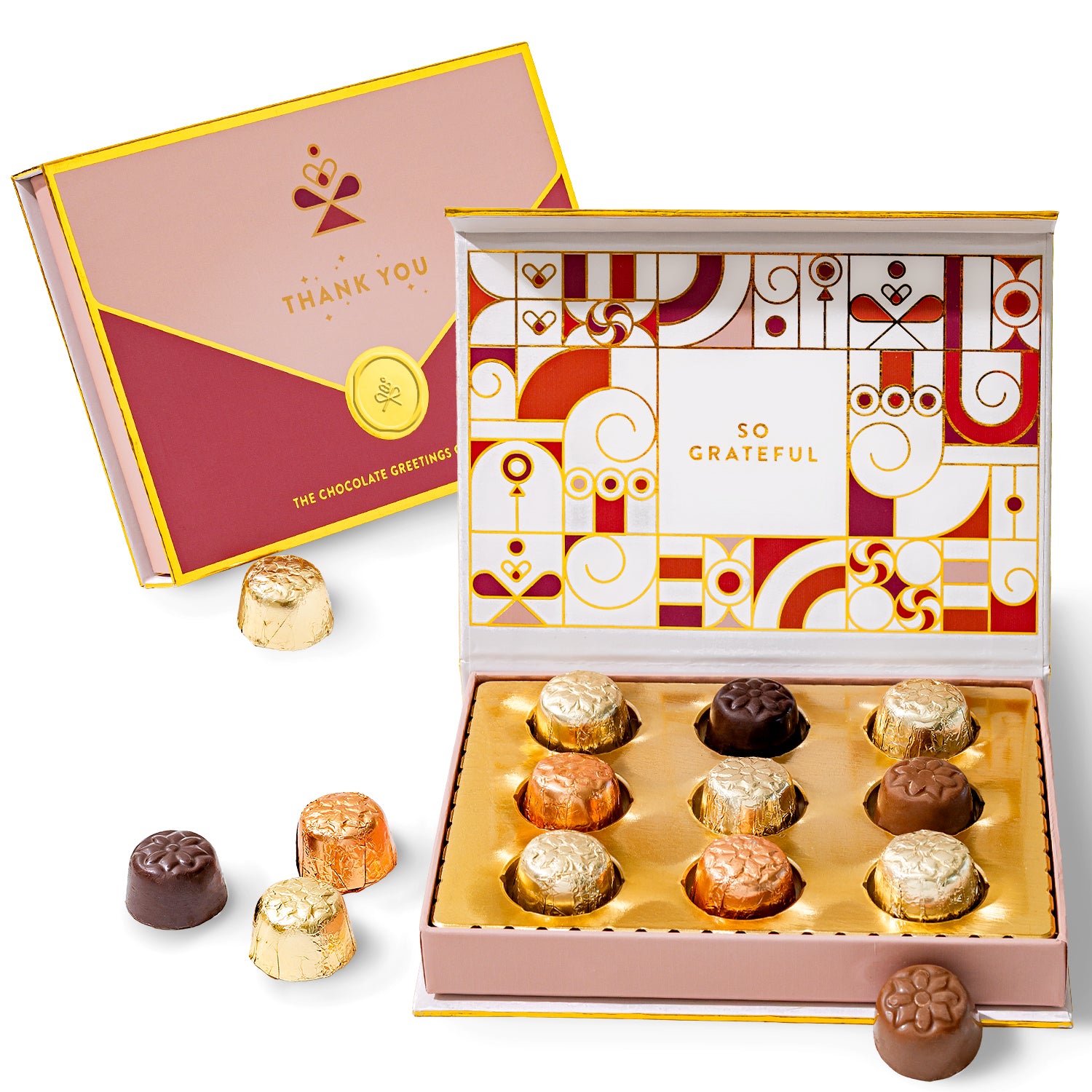 Thank You Chocolate Gift Box | Edible Greeting Card