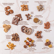 Chocolate Gift Tower – Gourmet Holiday Tower with Belgian Truffles, Caramels & Festive Treats