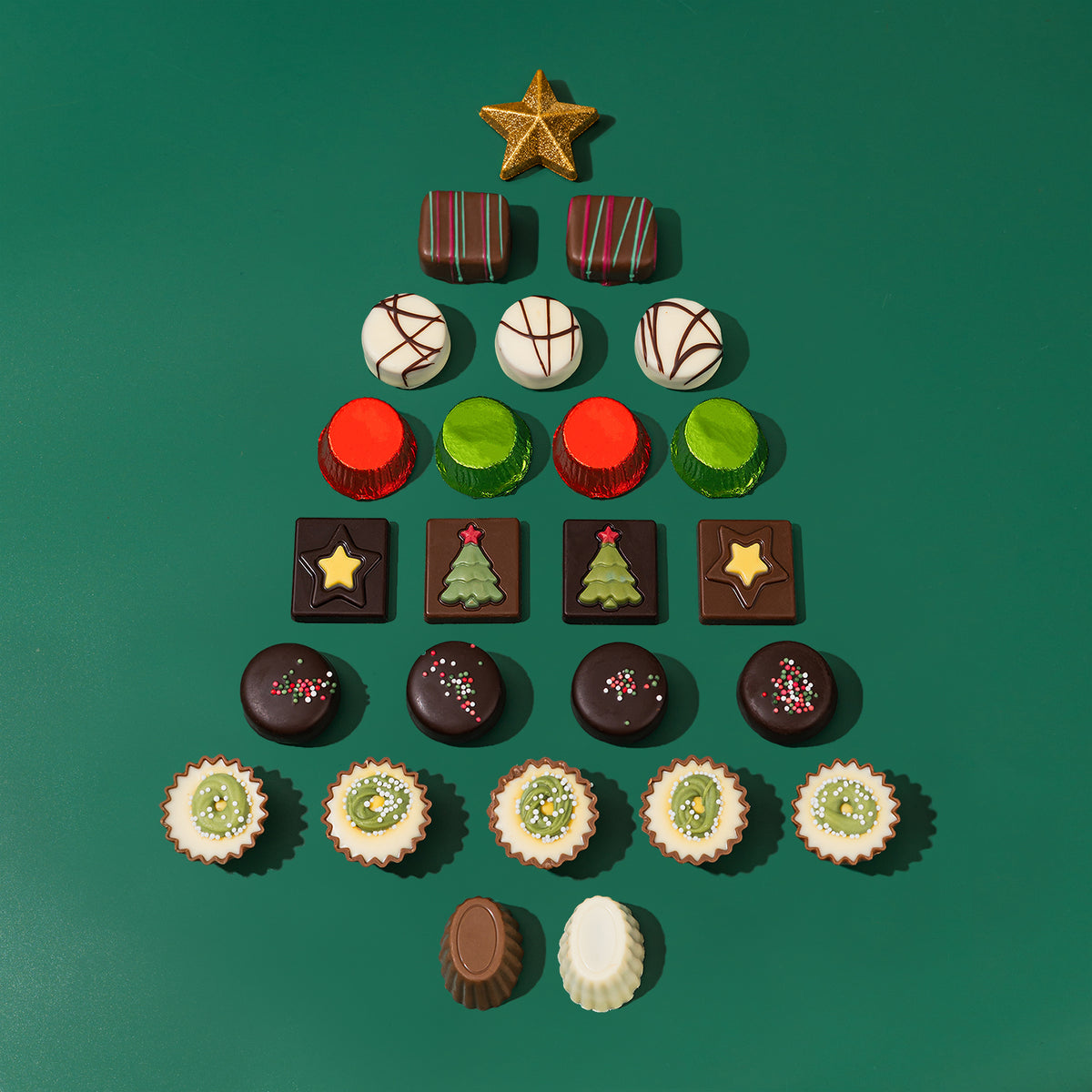 Festive Forest Belgian Truffle Tree