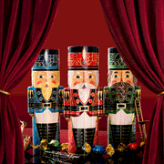 Christmas Gift Basket – Chocolate & Holiday Treat Trio in Nutcracker Toy Soldier Tins
