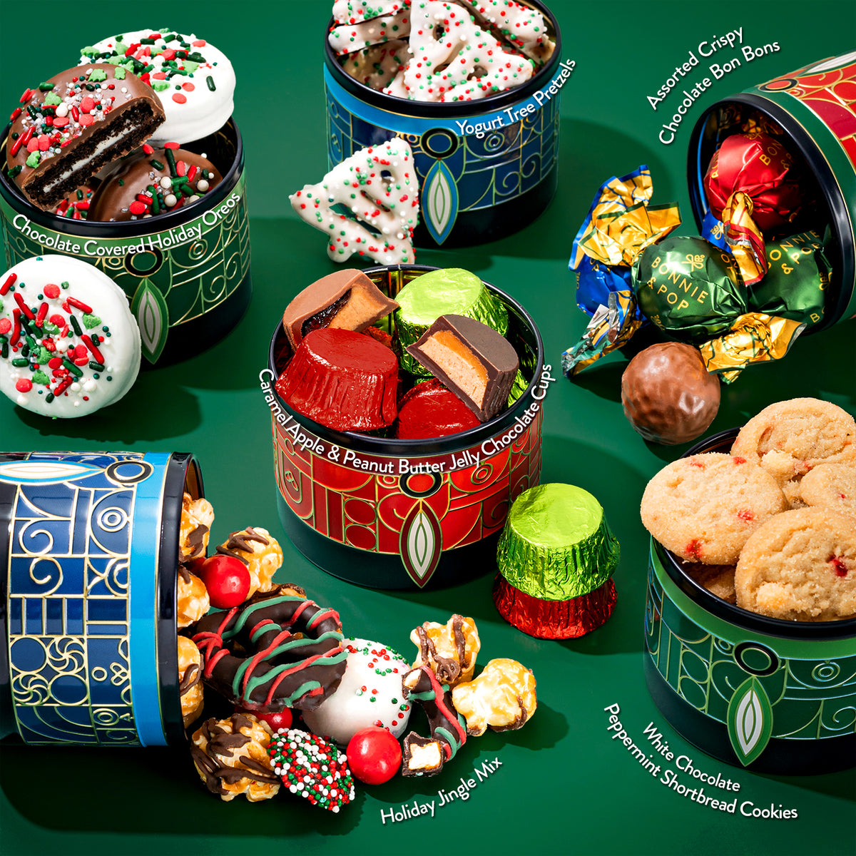 Christmas Gift Basket – Chocolate & Holiday Treat Trio in Nutcracker Toy Soldier Tins