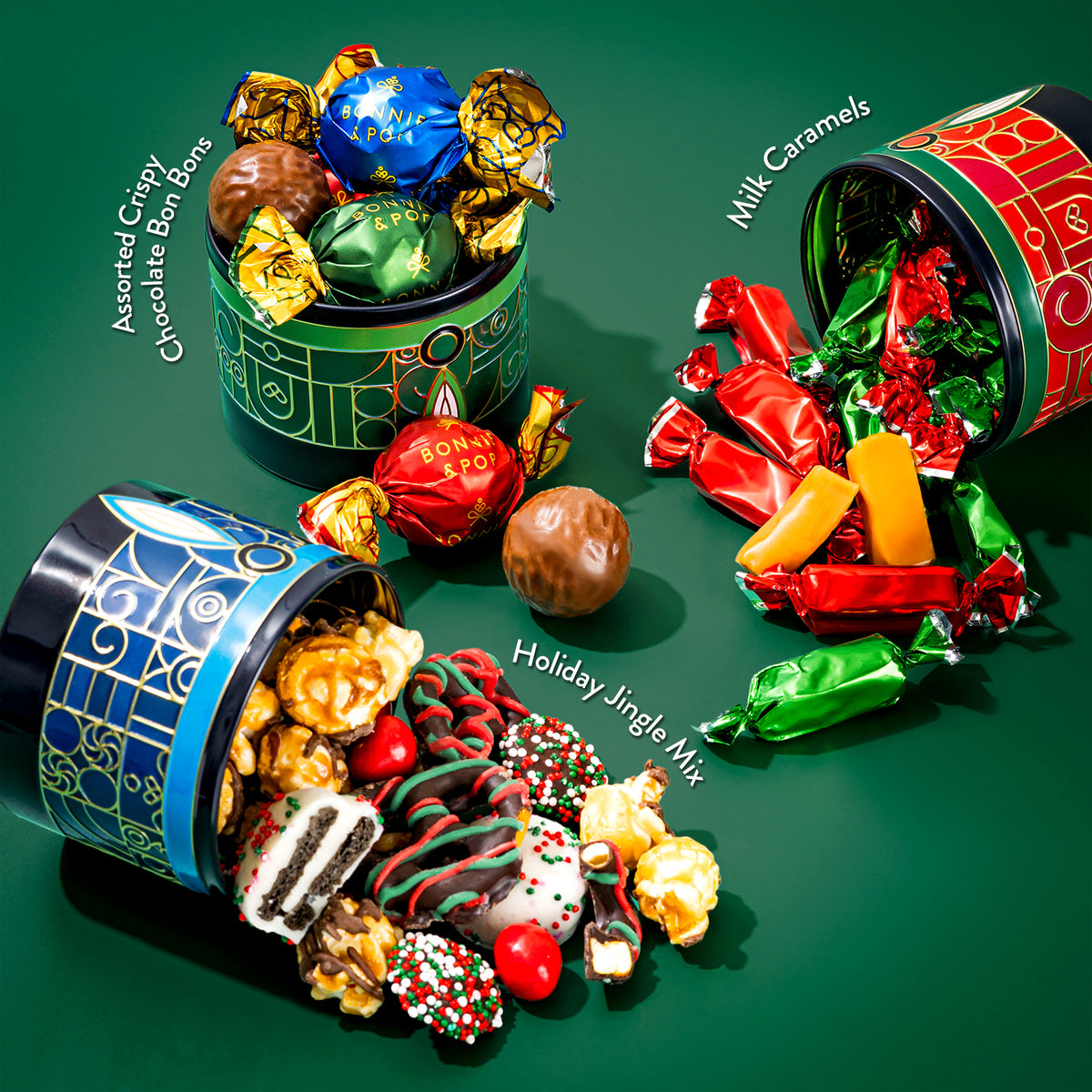 Christmas Gift Basket – Nutcracker Soldier Keepsake Tin Filled with Holiday Snack Mix