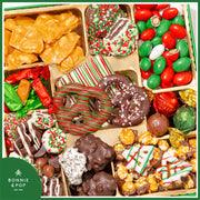 Christmas Tin with Assorted Holiday Treats- Extra Large