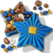 Christmas Chocolate Bon Bons Star Tin – Gourmet Holiday Gift