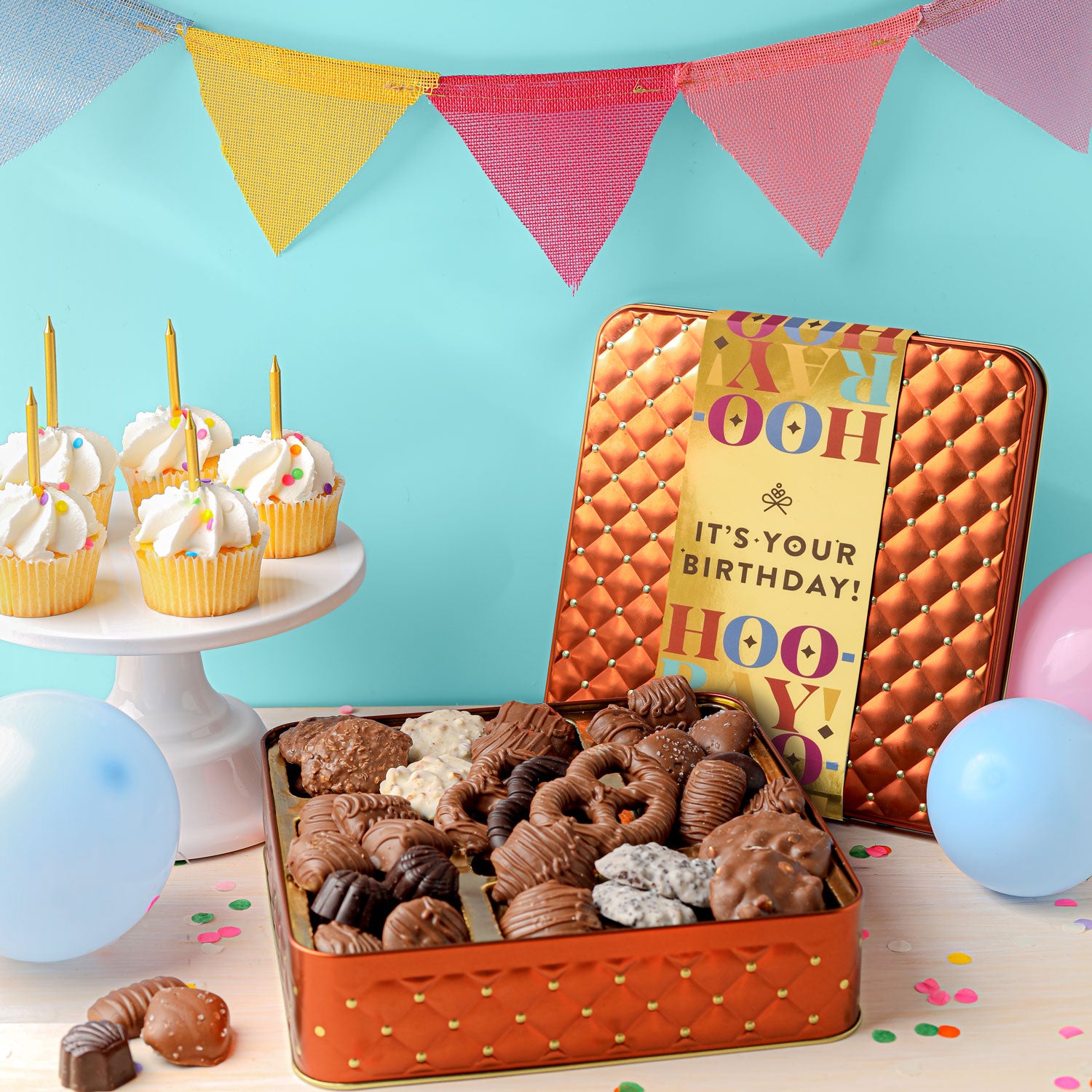 Birthday Chocolate Gift Tin – Bonnie and Pop