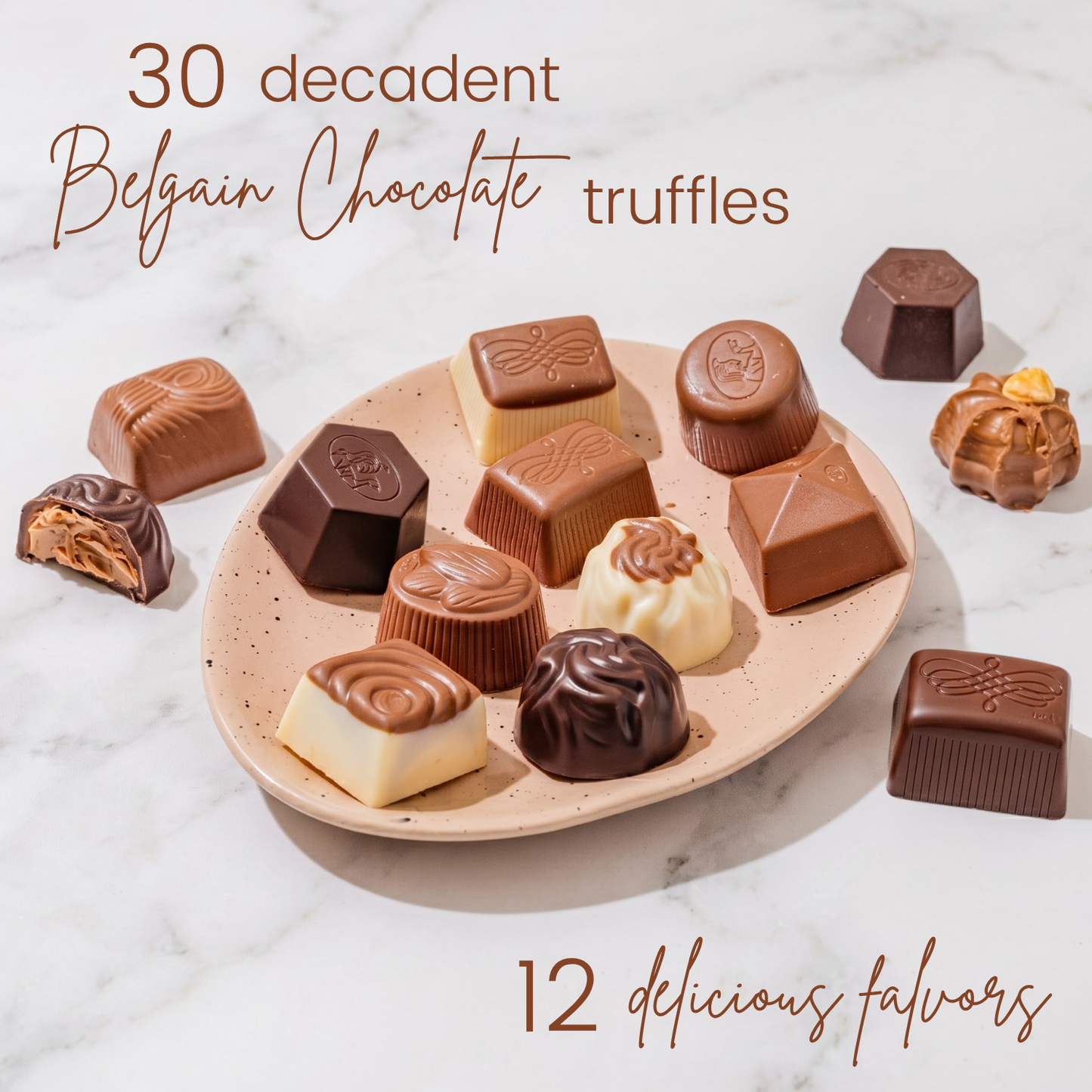 Chocolate Gift Basket – Belgian Truffles in Keepsake Box