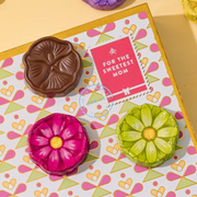 Mother's Day Gift, Chocolate Card Gift Box, 6 Individually Wrapped Chocolates, Food Sweets Candy Gift Greeting