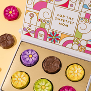 Mother's Day Gift, Chocolate Card Gift Box, 6 Individually Wrapped Chocolates, Food Sweets Candy Gift Greeting