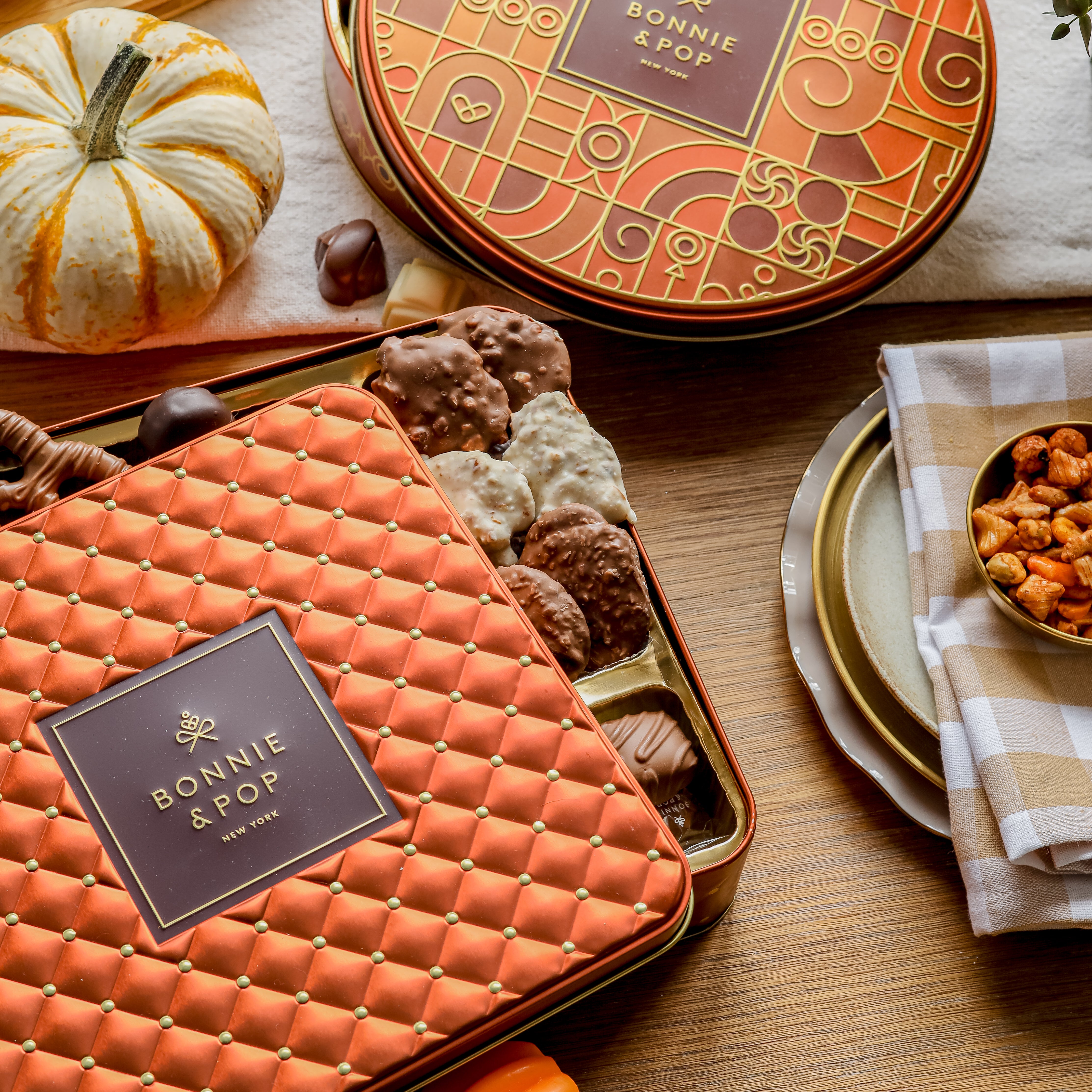 Gourmet Chocolate Gift Basket in Keepsake Tin – Bonnie and Pop