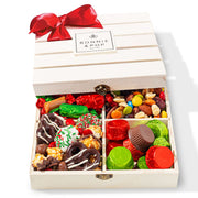 Christmas Gift Basket – Nutcracker Sweets Crate in Festive Wooden Box