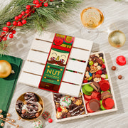 Christmas Gift Basket – Nutcracker Sweets Crate in Festive Wooden Box