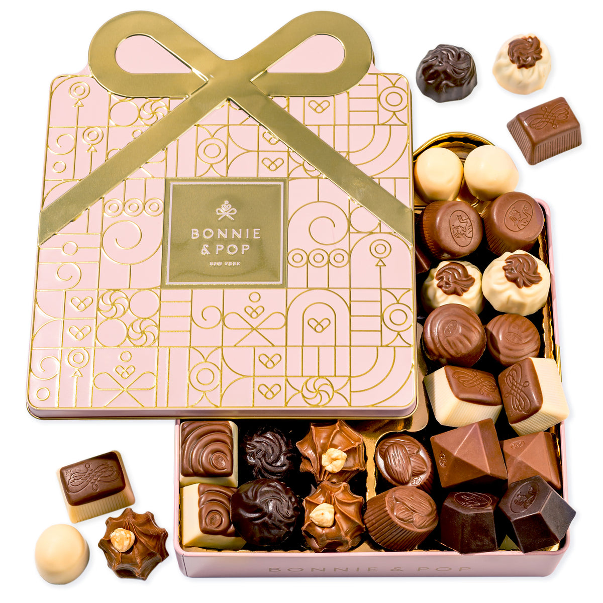 Chocolate Gift Basket, Gift Tin with Assorted Chocolates