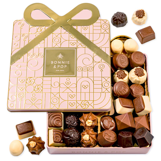 Chocolate Gift Basket, Gift Tin with Assorted Chocolates