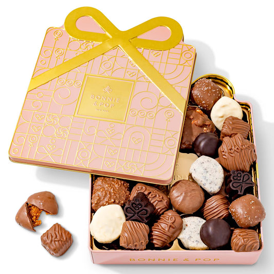 Chocolate Gift Basket for Women– Gift Tin with Assorted Chocolates