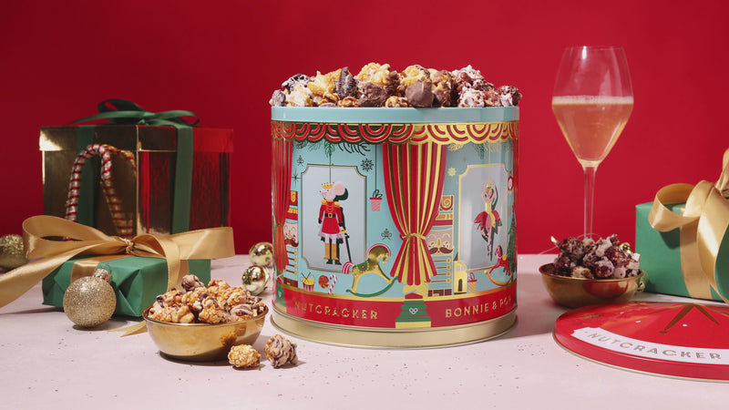 Christmas Nutcracker Musical Holiday Popcorn Carousel