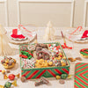 Christmas Tin with Assorted Holiday Treats- Extra Large