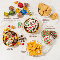 Christmas Gift Basket – Chocolate & Holiday Treat Trio in Nutcracker Toy Soldier Tins