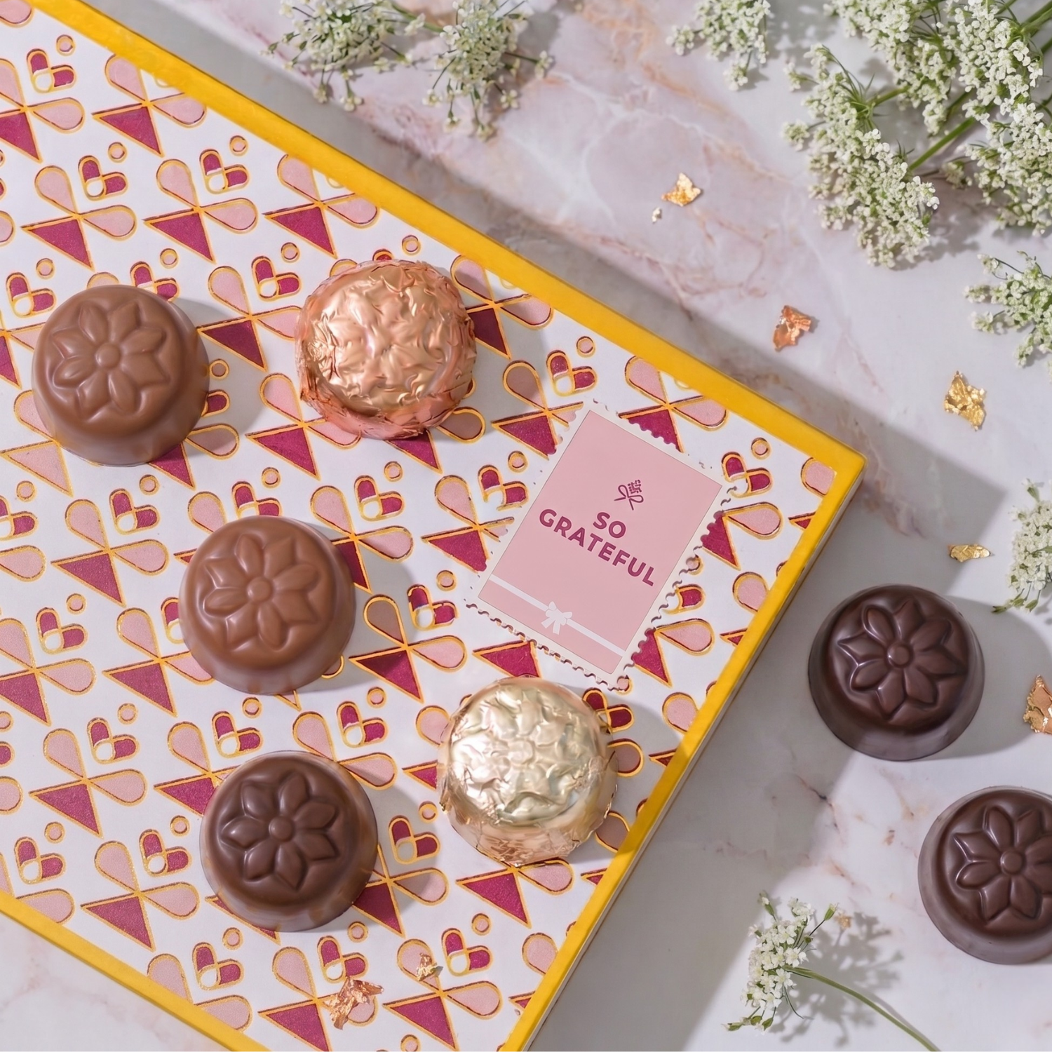 Thank You Chocolate Gift Box | Edible Greeting Card
