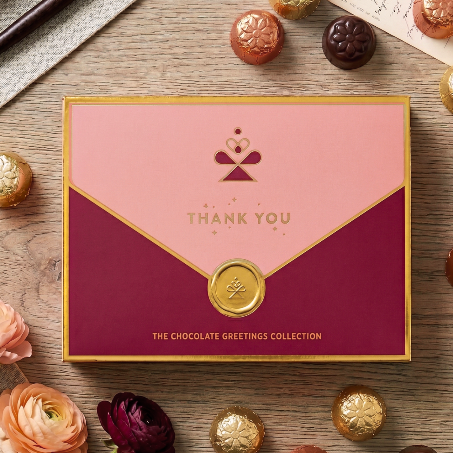 Thank You Chocolate Gift Box | Edible Greeting Card