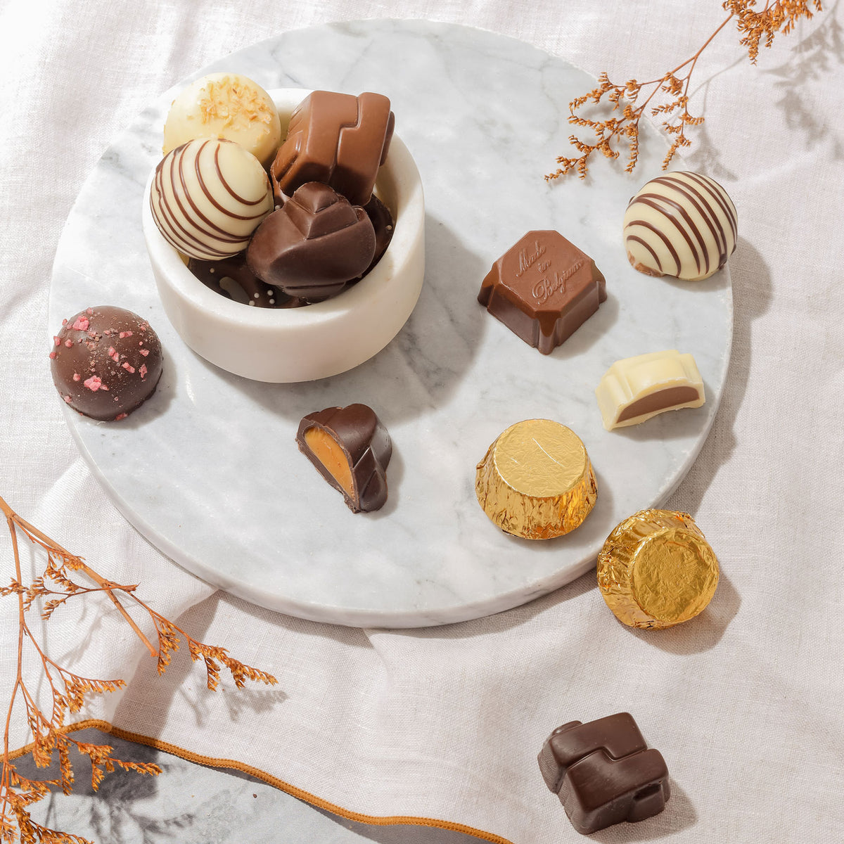 Two-Tier Belgium Truffle Gift Box