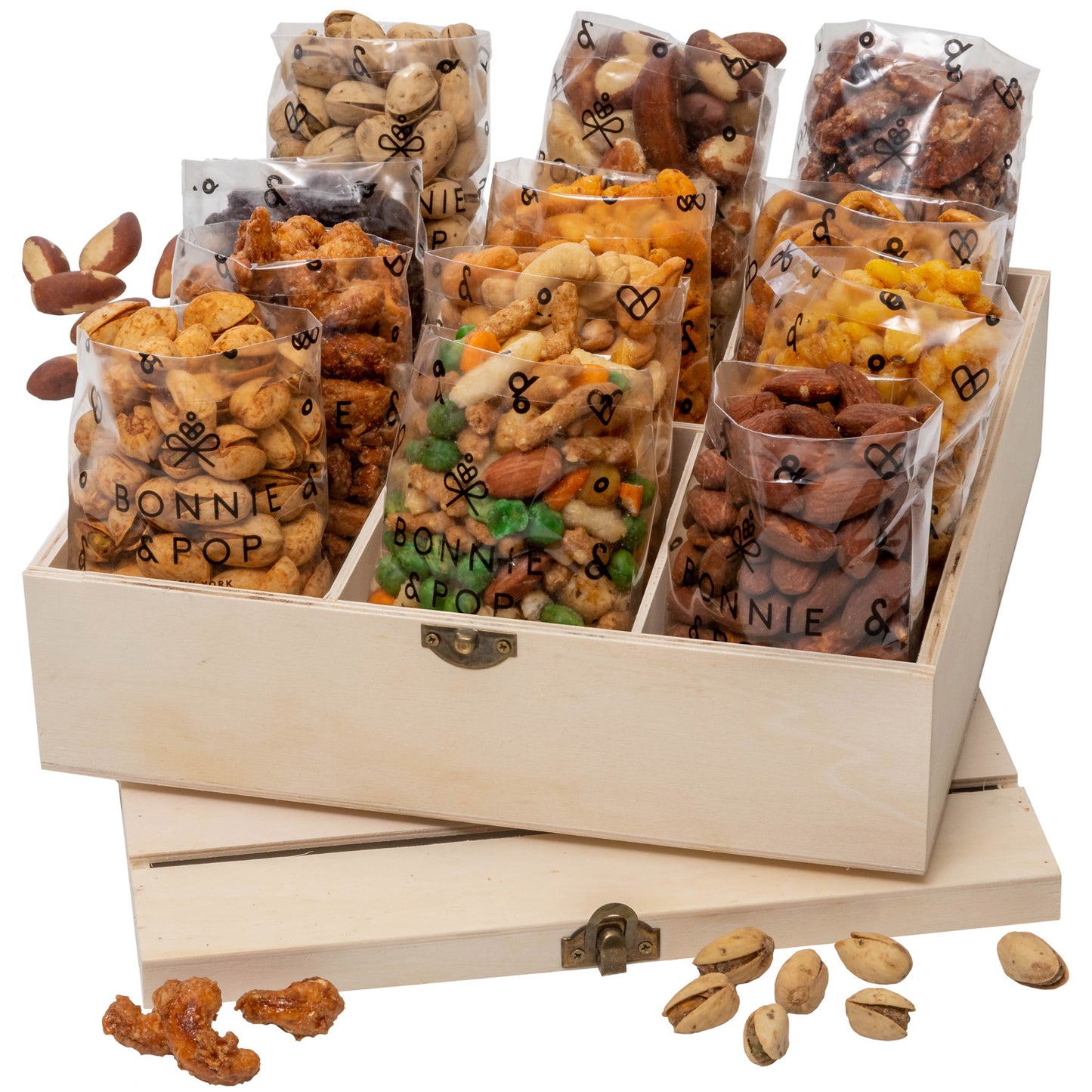 Deluxe Holiday Nut and Snack Gift Crate