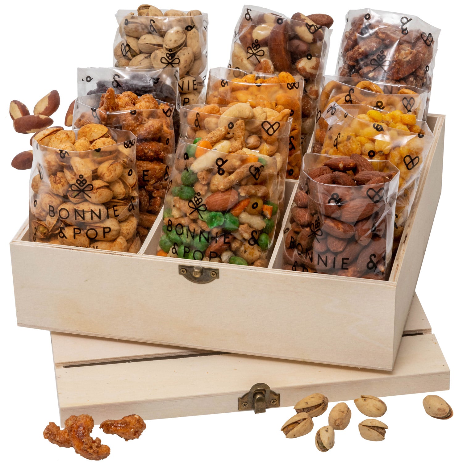 Deluxe Holiday Nut and Snack Gift Crate