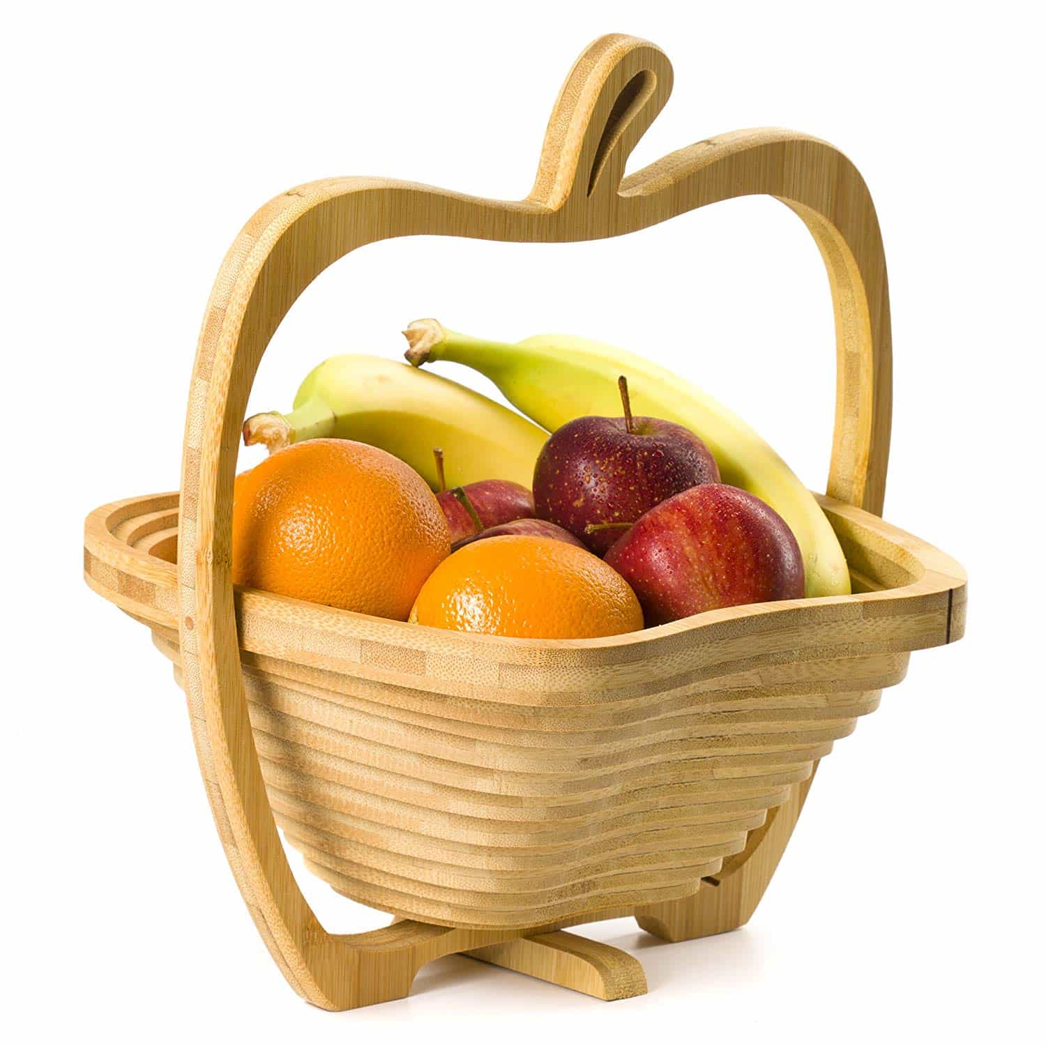 Dried Fruit Gift Basket in Convertible Wooden Tray – Healthy & Elegant Fruit Gift