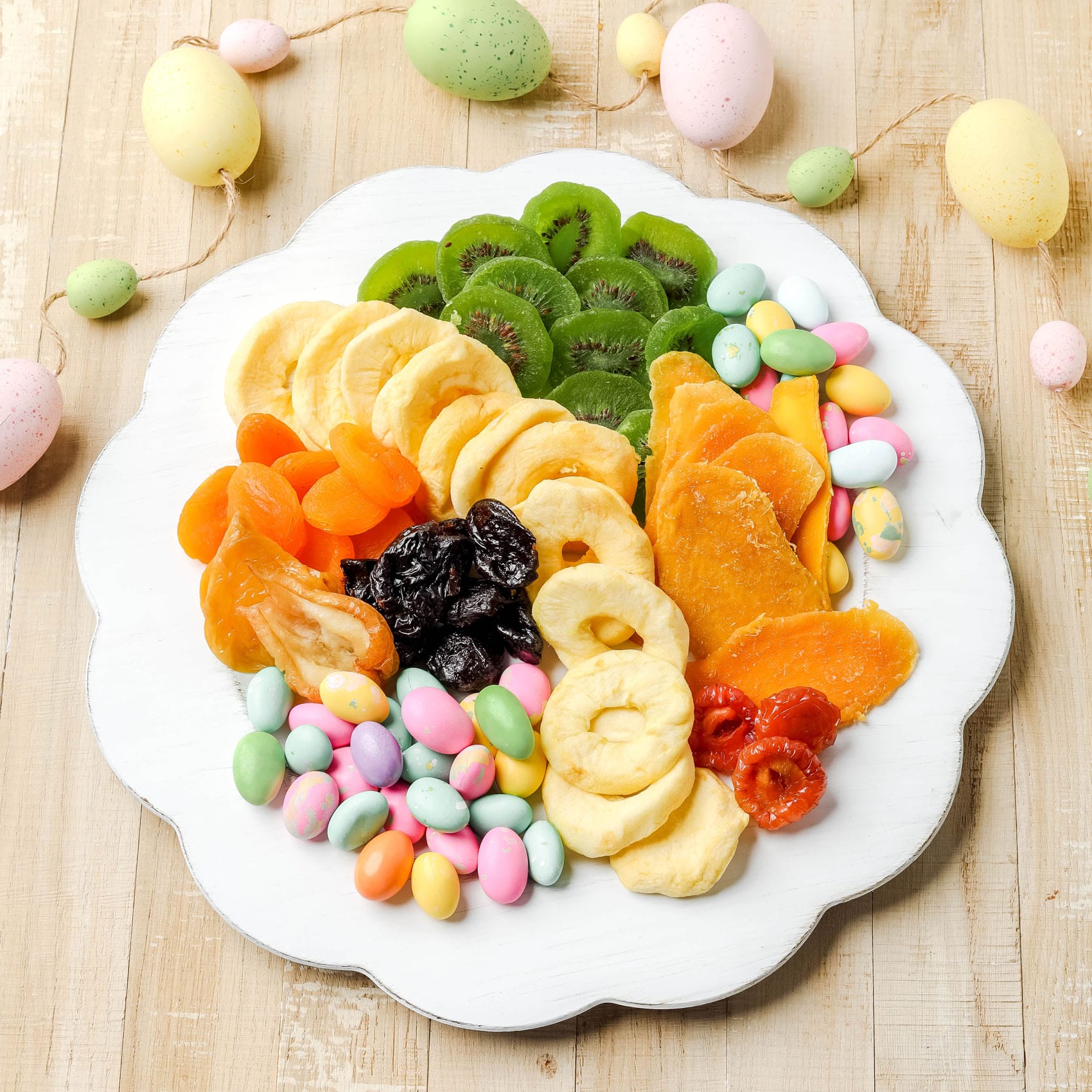 Easter Bunny Fruit Tray - The Tasty Travelers