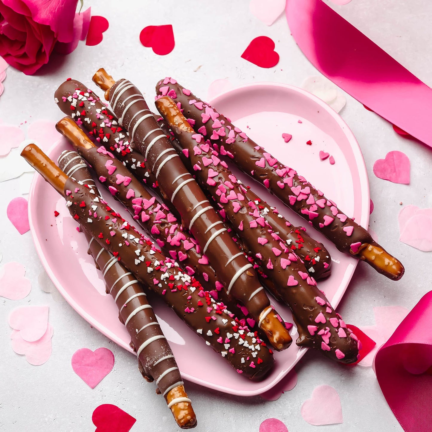Love is Sweet Pretzel Rods